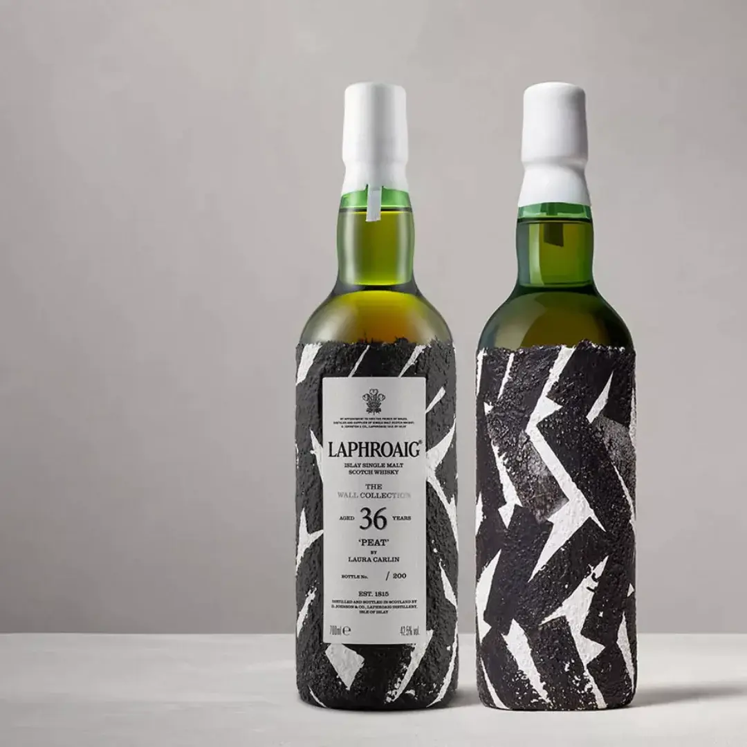Laphroaig Unveils Exclusive Wall Collection: Peat - A 36-Year-Old Tribute to Peat's Essence