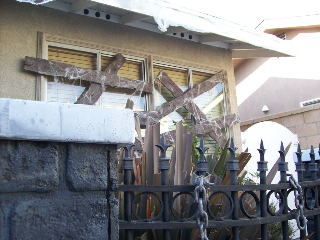 Halloween Boarded Windows