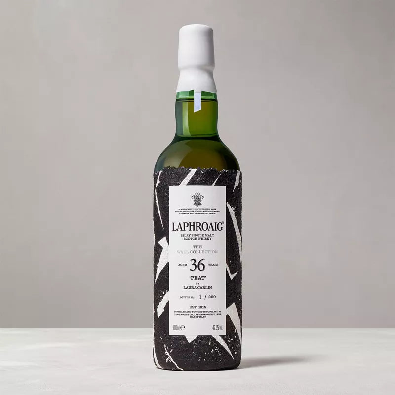Laphroaig Unveils Exclusive Wall Collection: Peat - A 36-Year-Old Tribute to Peat's Essence